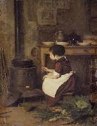 Pierre Edouard Frere Little Cook France oil painting artist